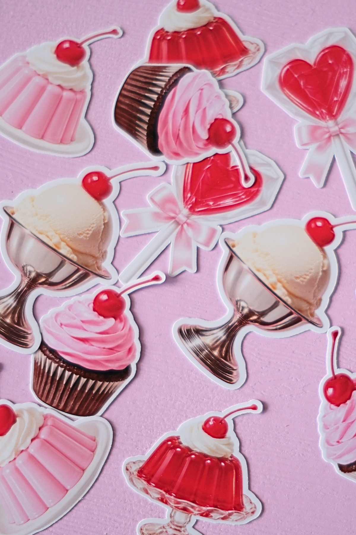 Stickers Pack | Lot de 5 stickers "Gourmandises"
