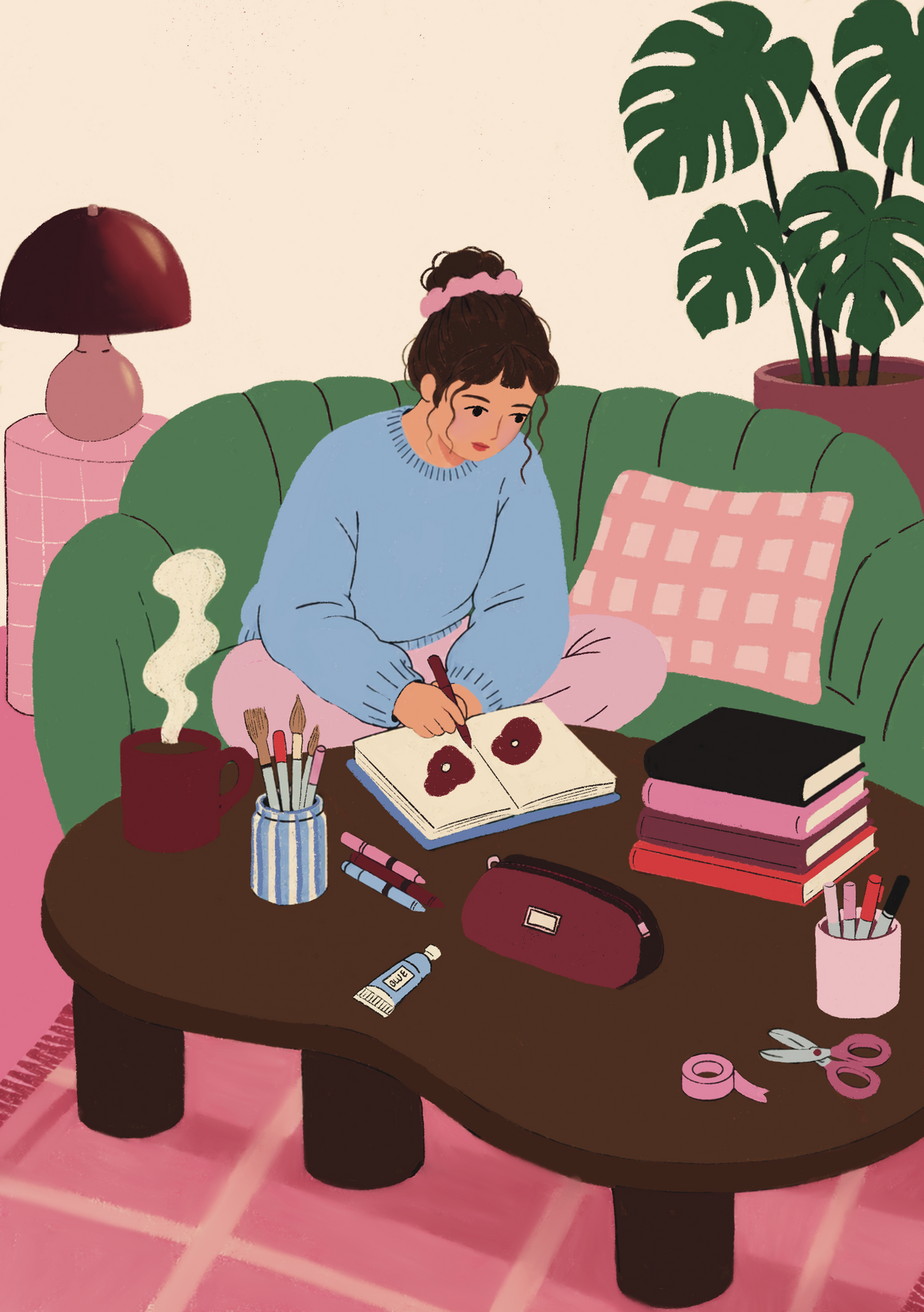 Print A5 | "The crafty girl"